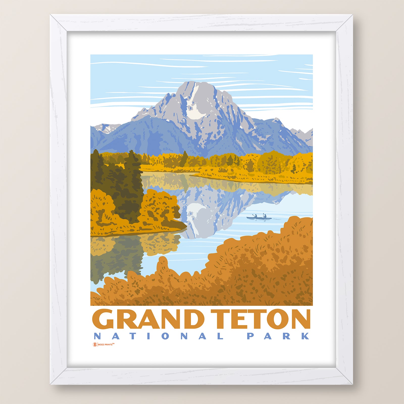 Grand Teton National Park Oxbow Bend Print
