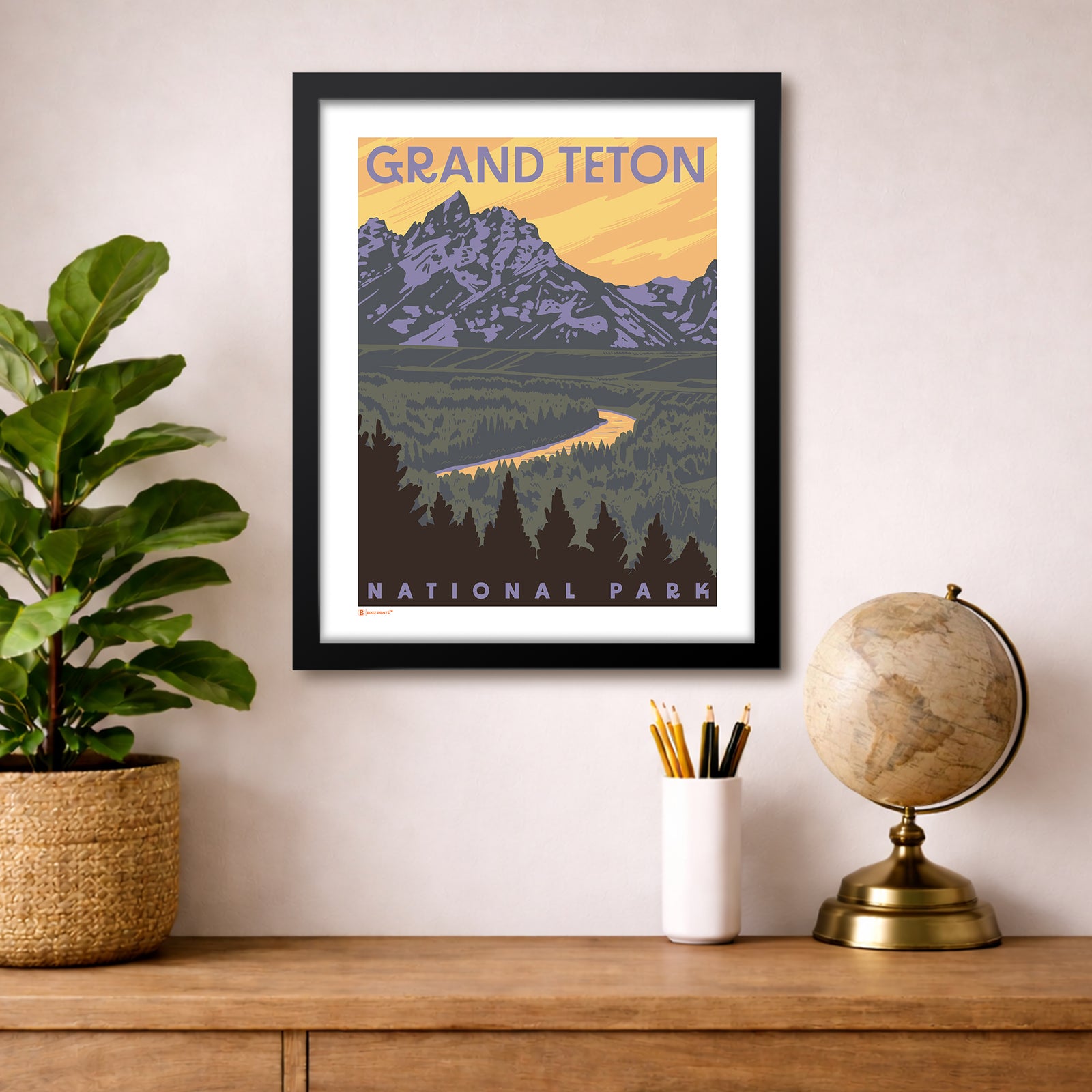 Grand Teton National Park Snake River Overlook Print