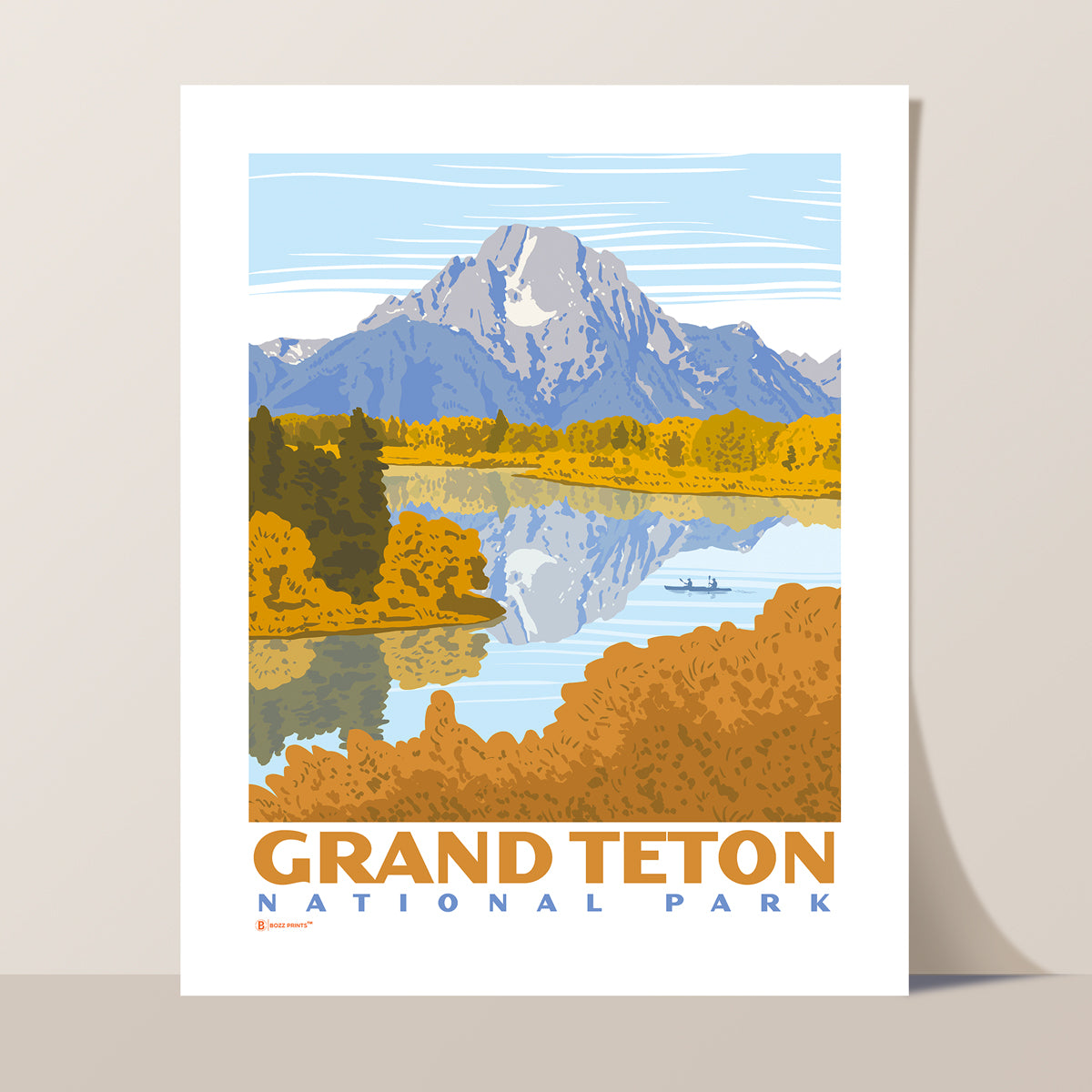 Grand Teton National Park Oxbow Bend Print