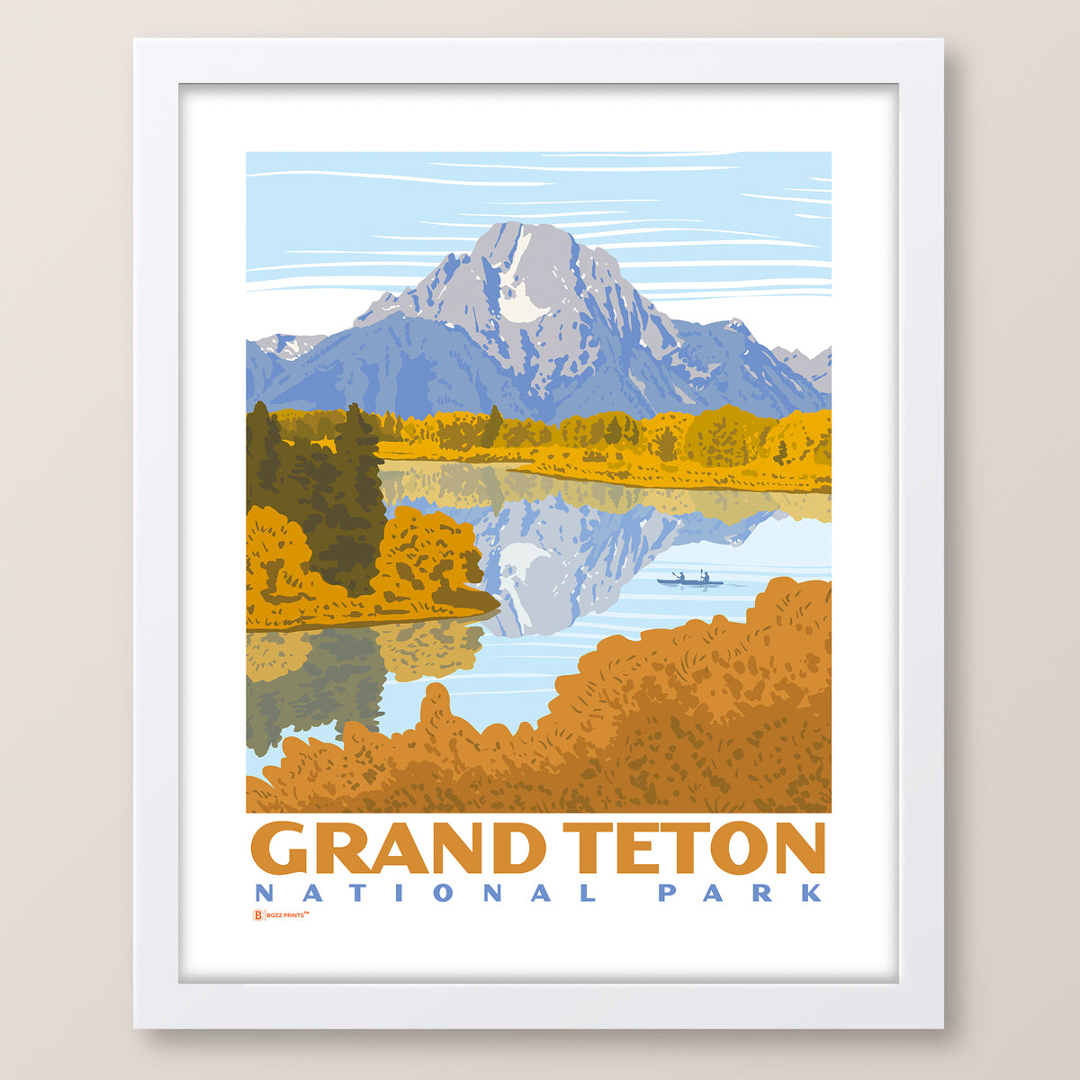 Grand Teton National Park Oxbow Bend Print