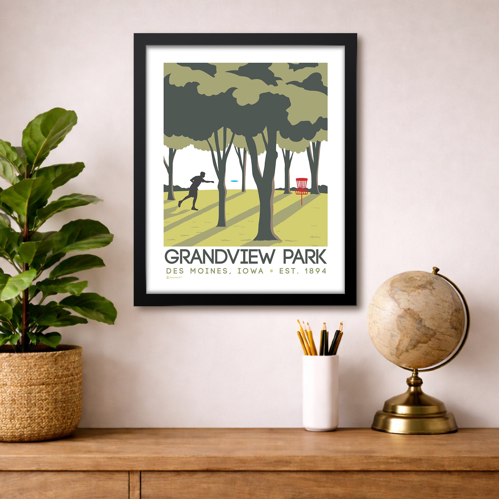 Grandview Park - Des Moines Park Print