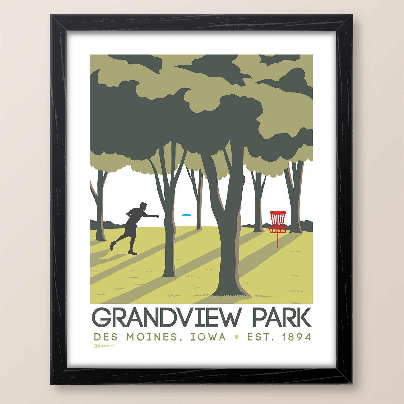 Grandview Park - Des Moines Park Print