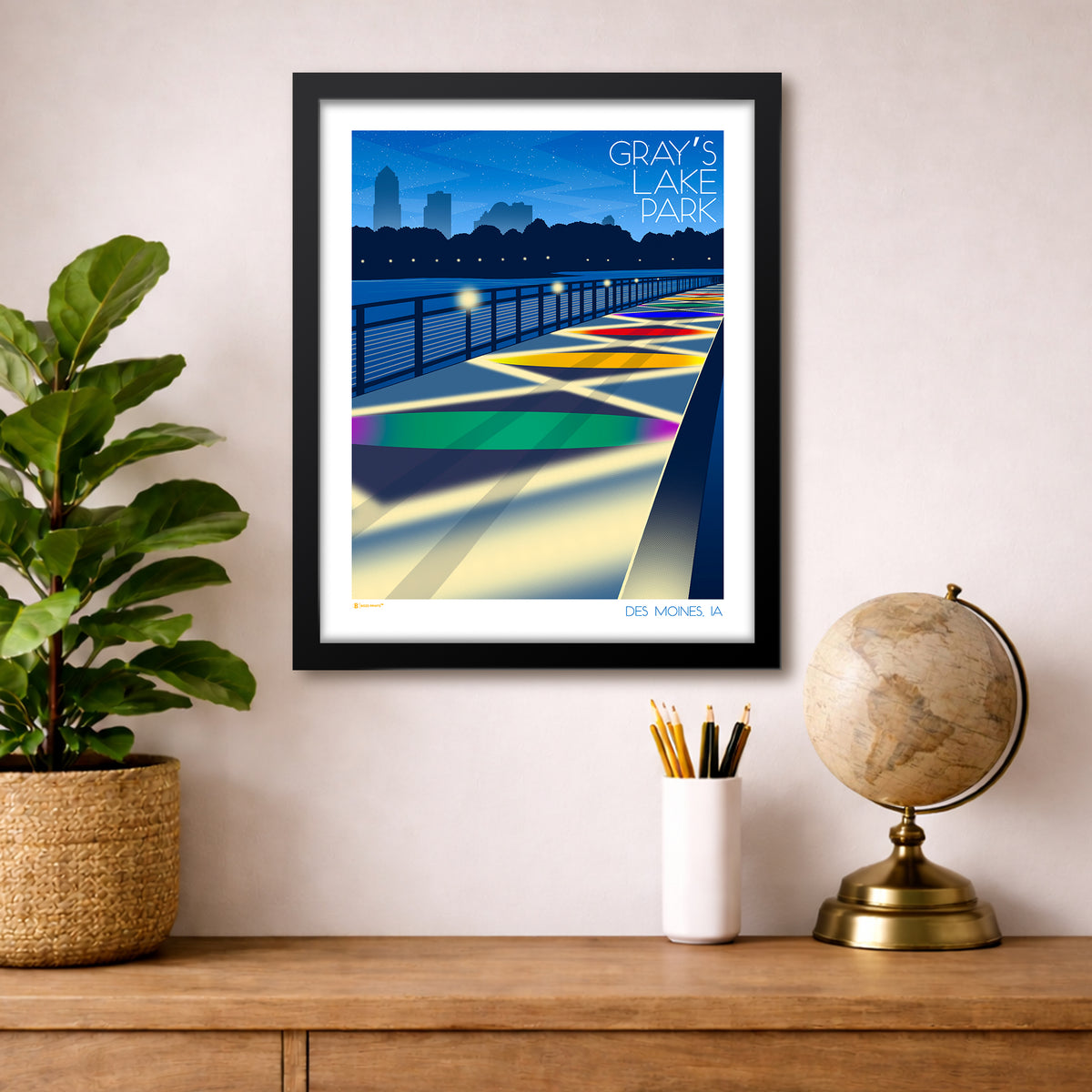 Gray's Lake Park - Des Moines Print