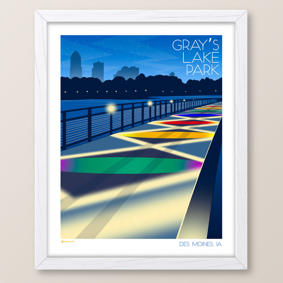 Gray's Lake Park - Des Moines Print