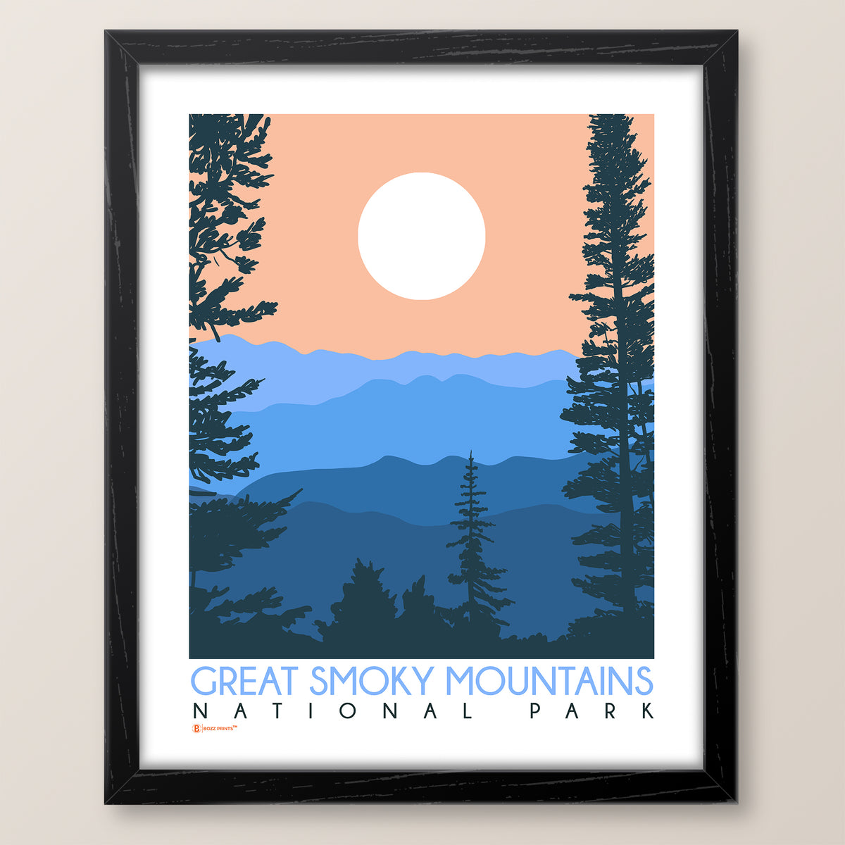 Great Smoky Mountains National Park Newfound Gap Print