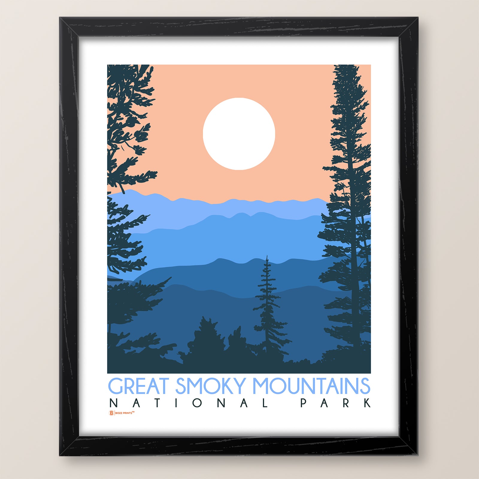Great Smoky Mountains National Park Newfound Gap Print