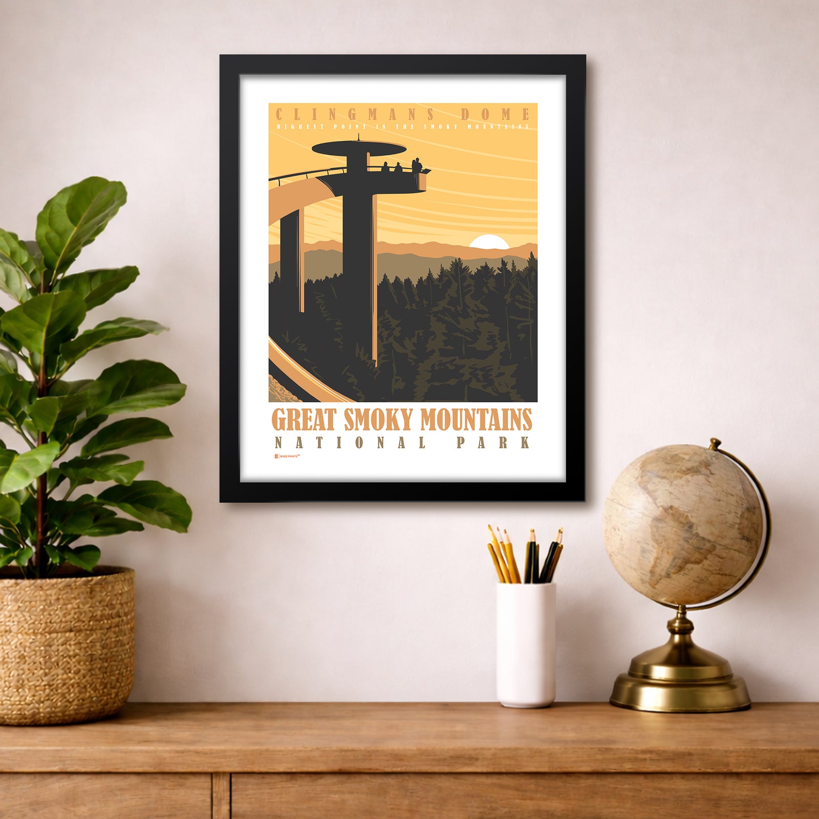 Great Smoky Mountains National Park Clingmans Dome Print