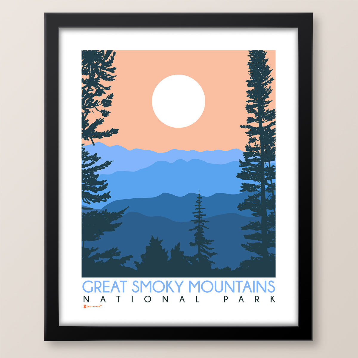 Great Smoky Mountains National Park Newfound Gap Print