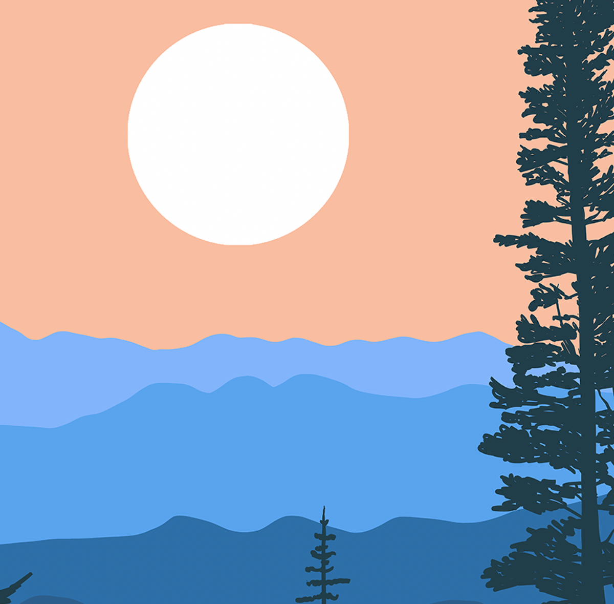 Great Smoky Mountains National Park Newfound Gap Print