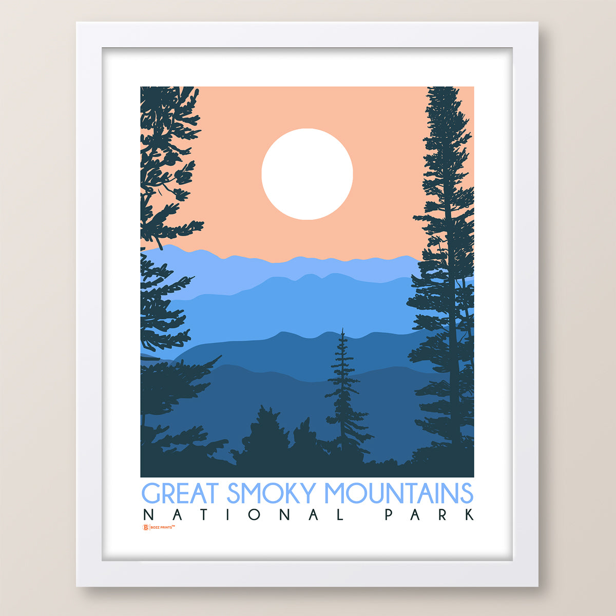 Great Smoky Mountains National Park Newfound Gap Print