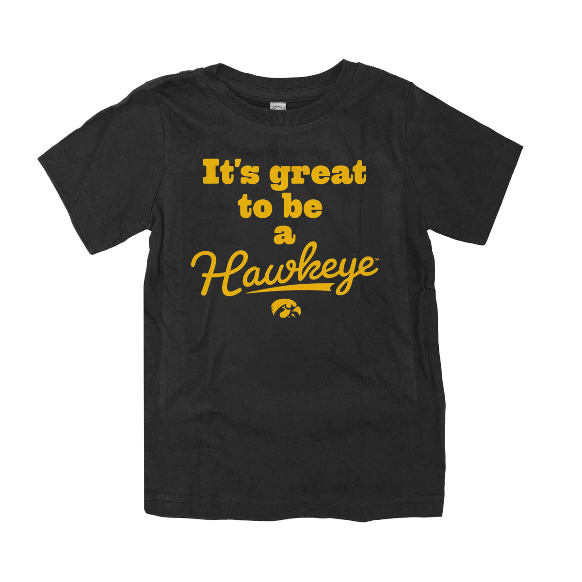 University of Iowa It's Great To Be A Hawkeye Kids T-Shirt Bozz