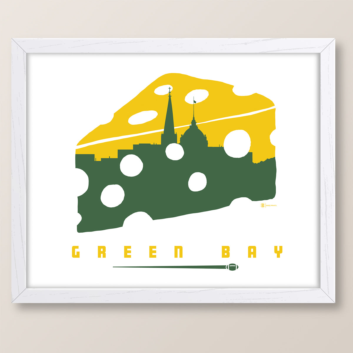 Green Bay Football Print