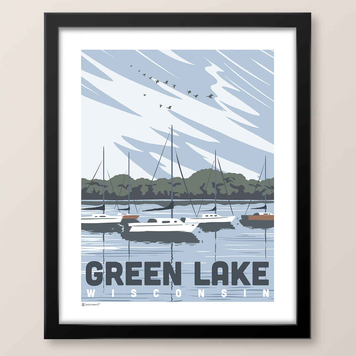 Green Lake Wisconsin Print