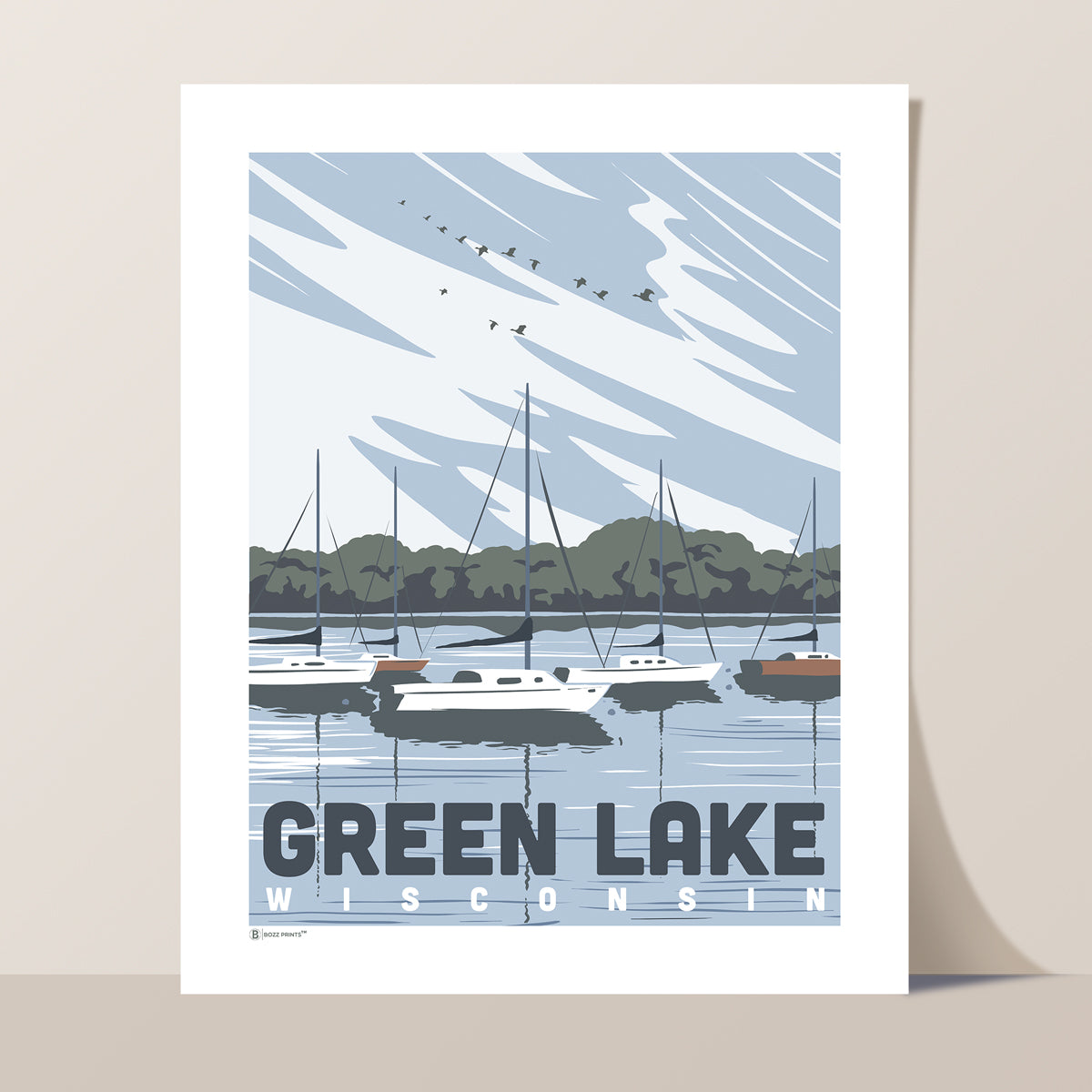 Green Lake Wisconsin Print