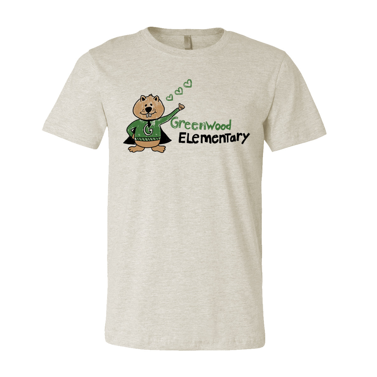 Greenwood Elementary Super Woodchuck T-Shirt