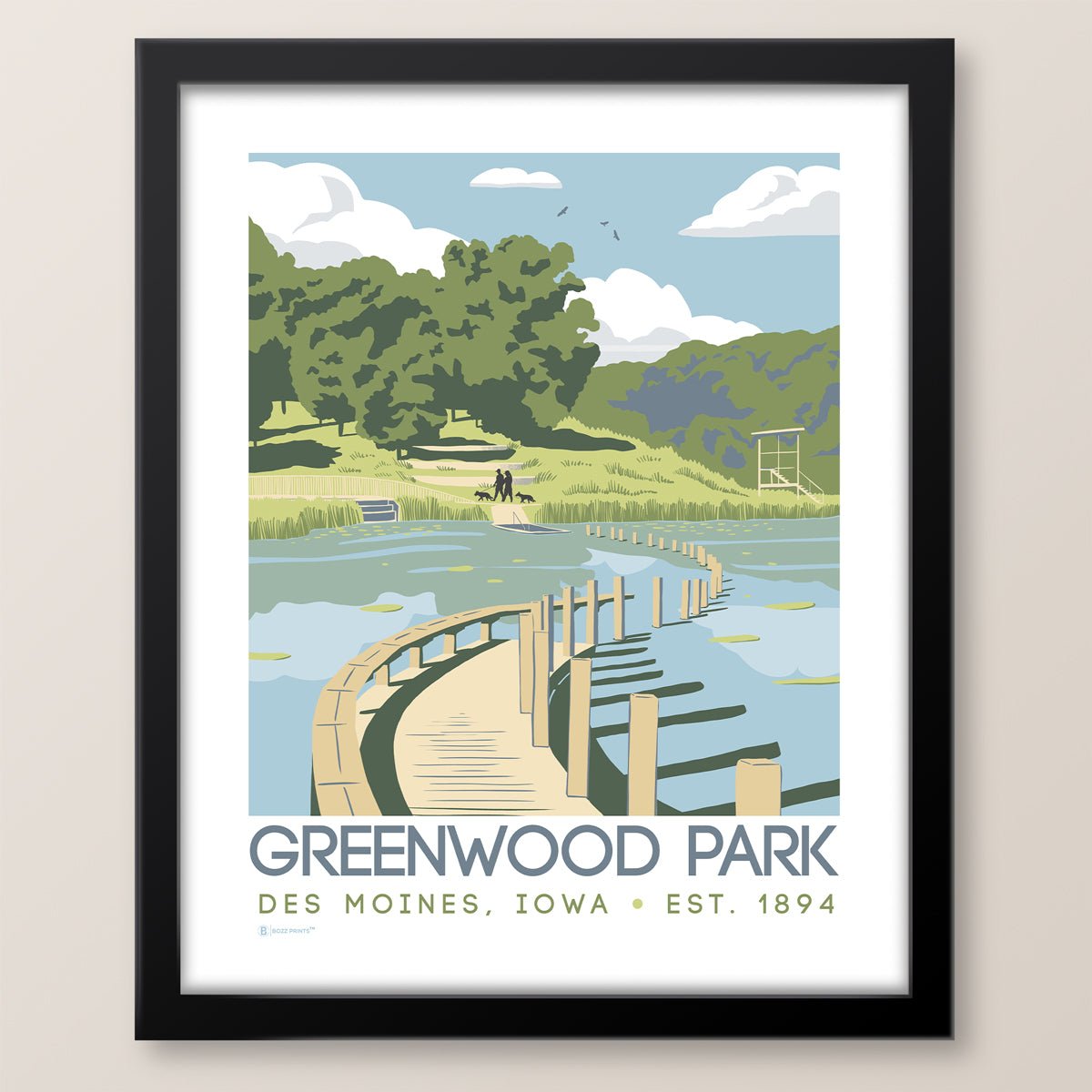 Greenwood Park Print