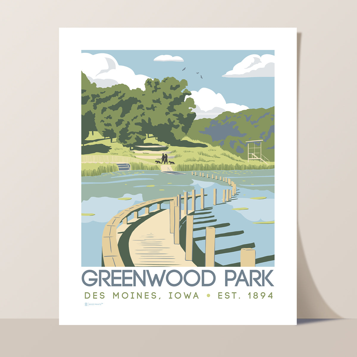 Greenwood Park Print