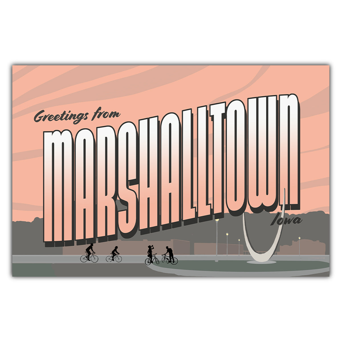 Greetings from Marshalltown Postcard