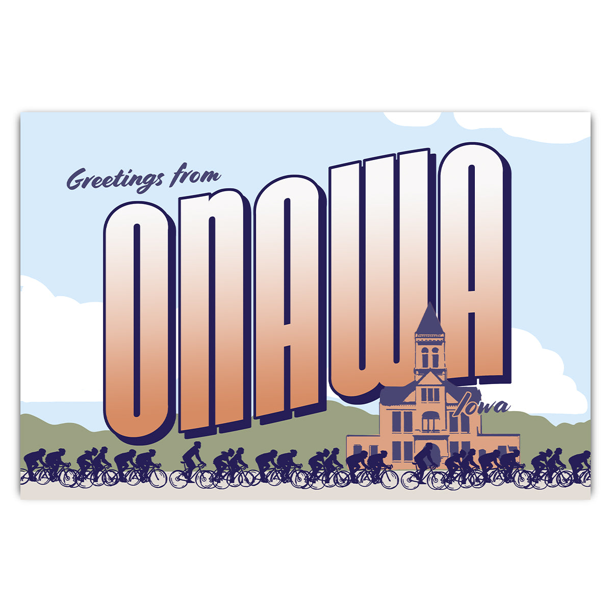 Greetings from Onawa Postcard
