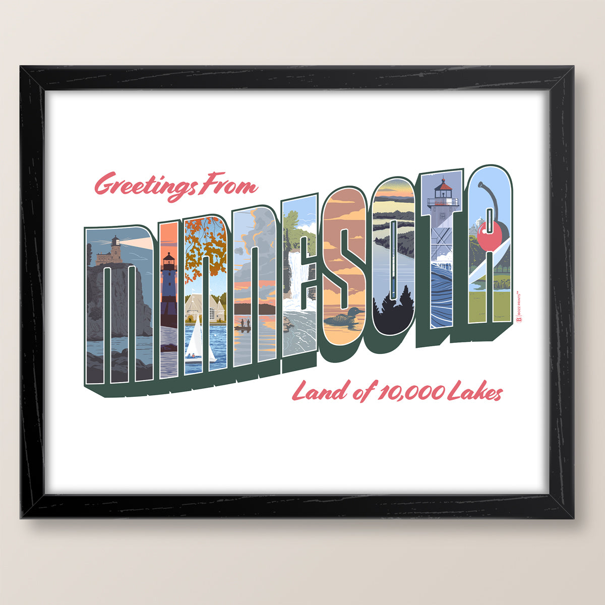 Greetings From Minnesota Print