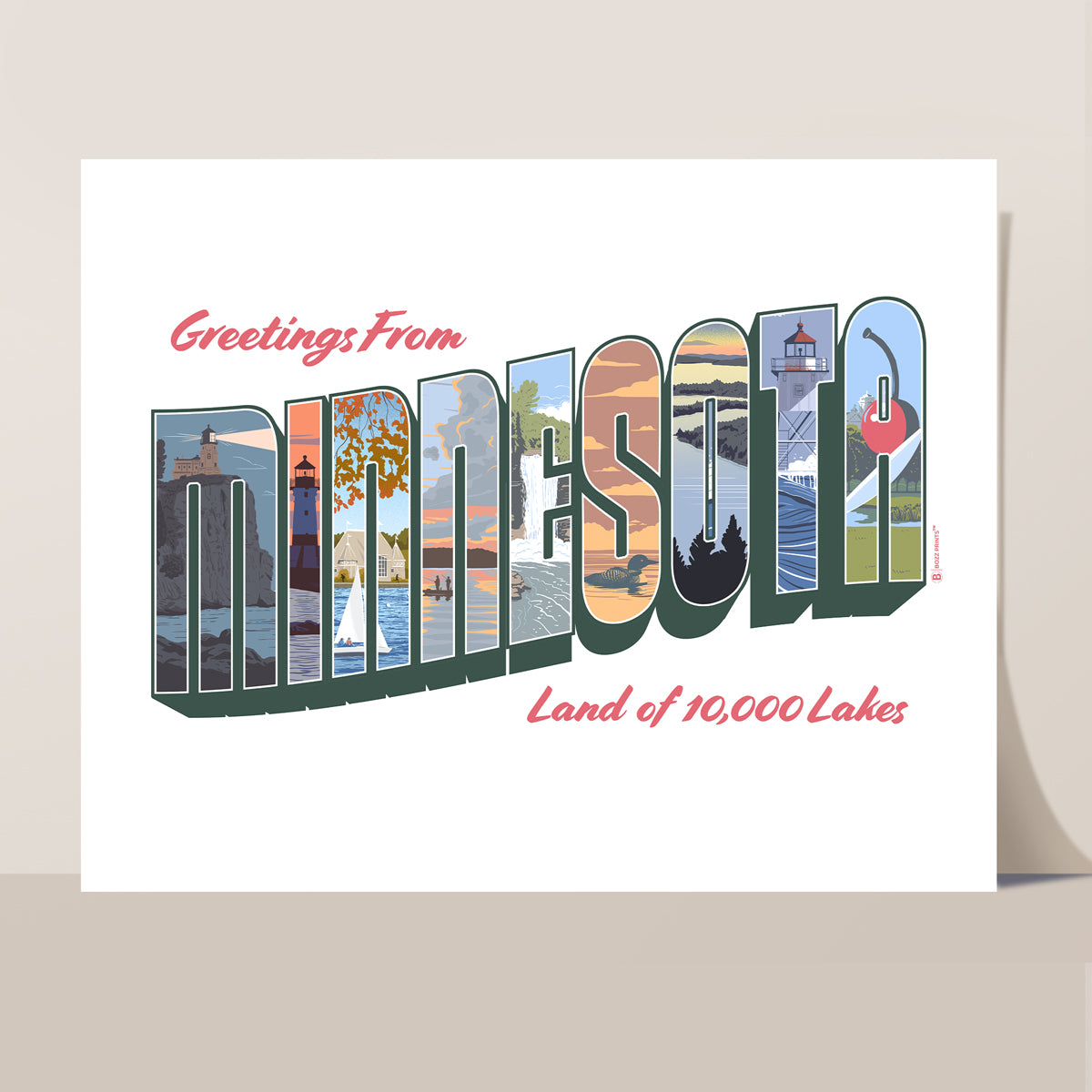 Greetings From Minnesota Print
