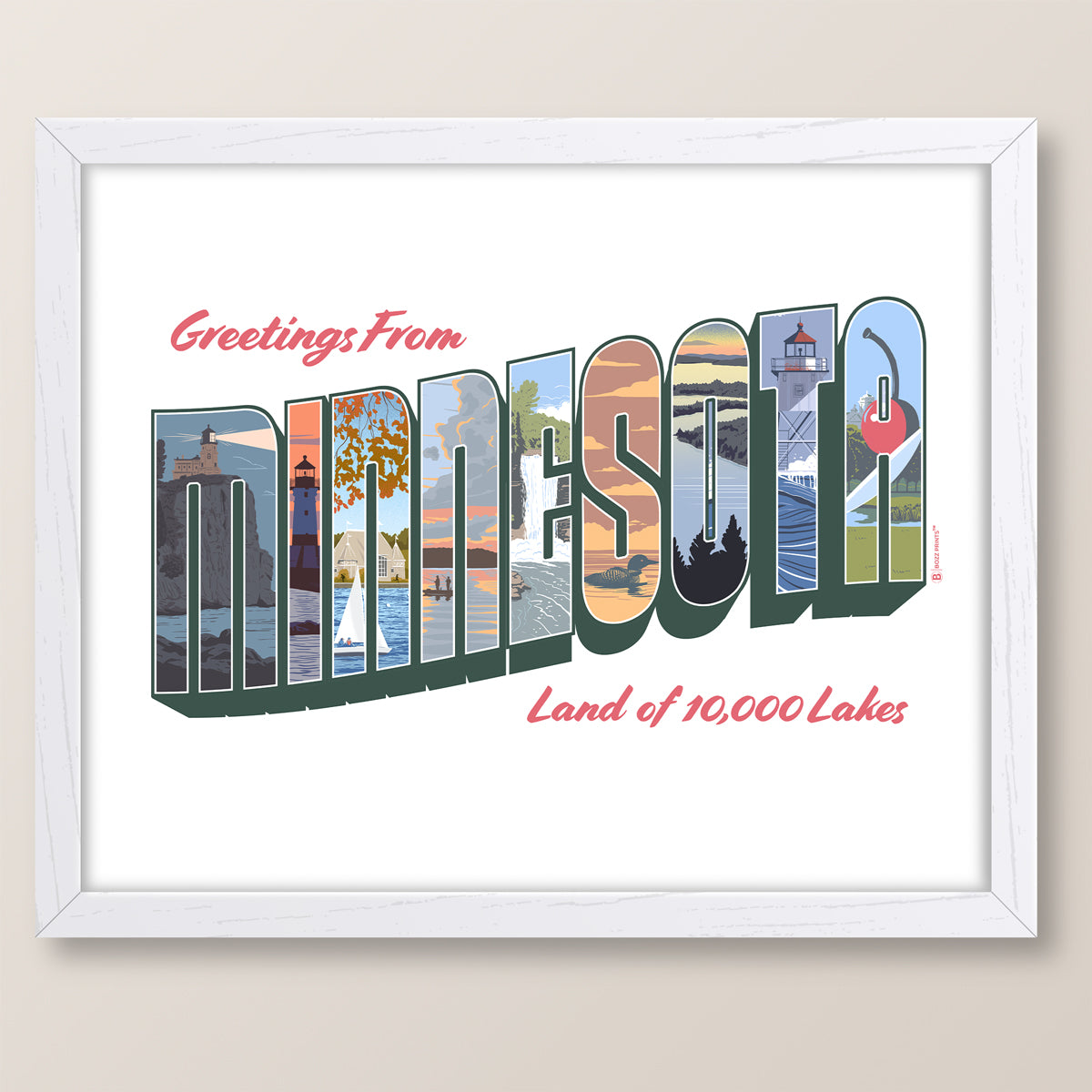 Greetings From Minnesota Print