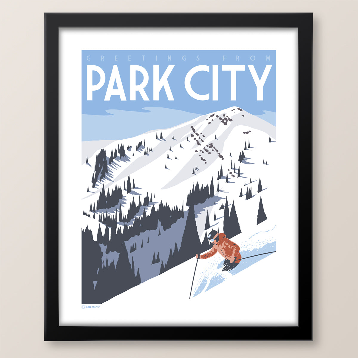 Greetings from Park City Utah Print