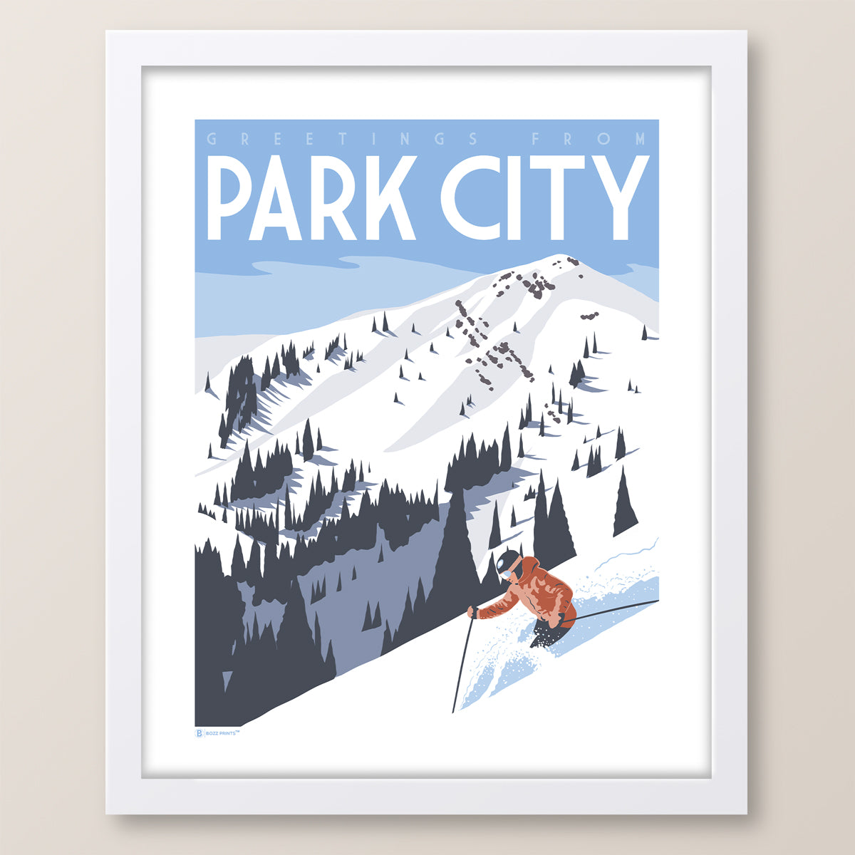 Greetings from Park City Utah Print
