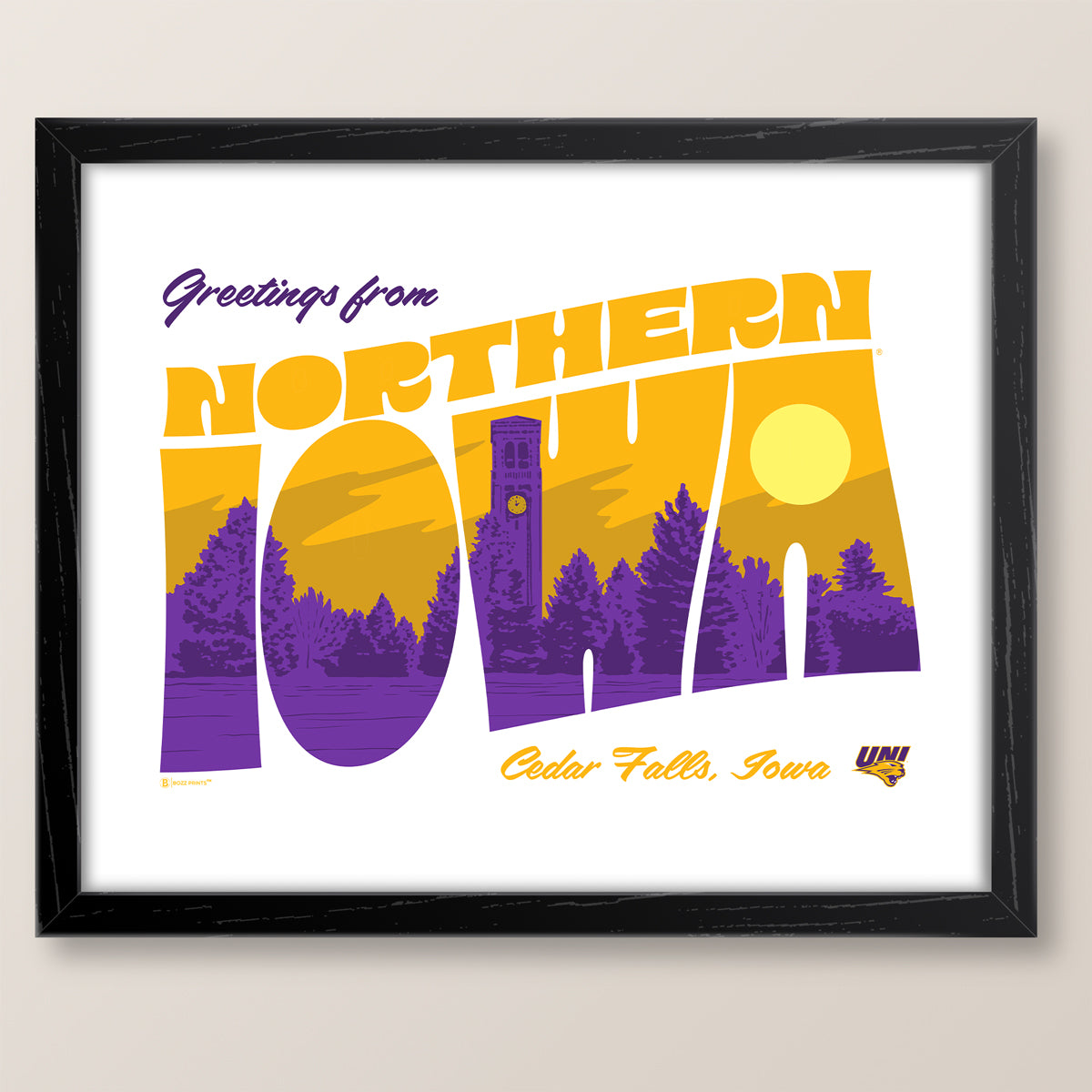 Greetings from The University of Northern Iowa Print