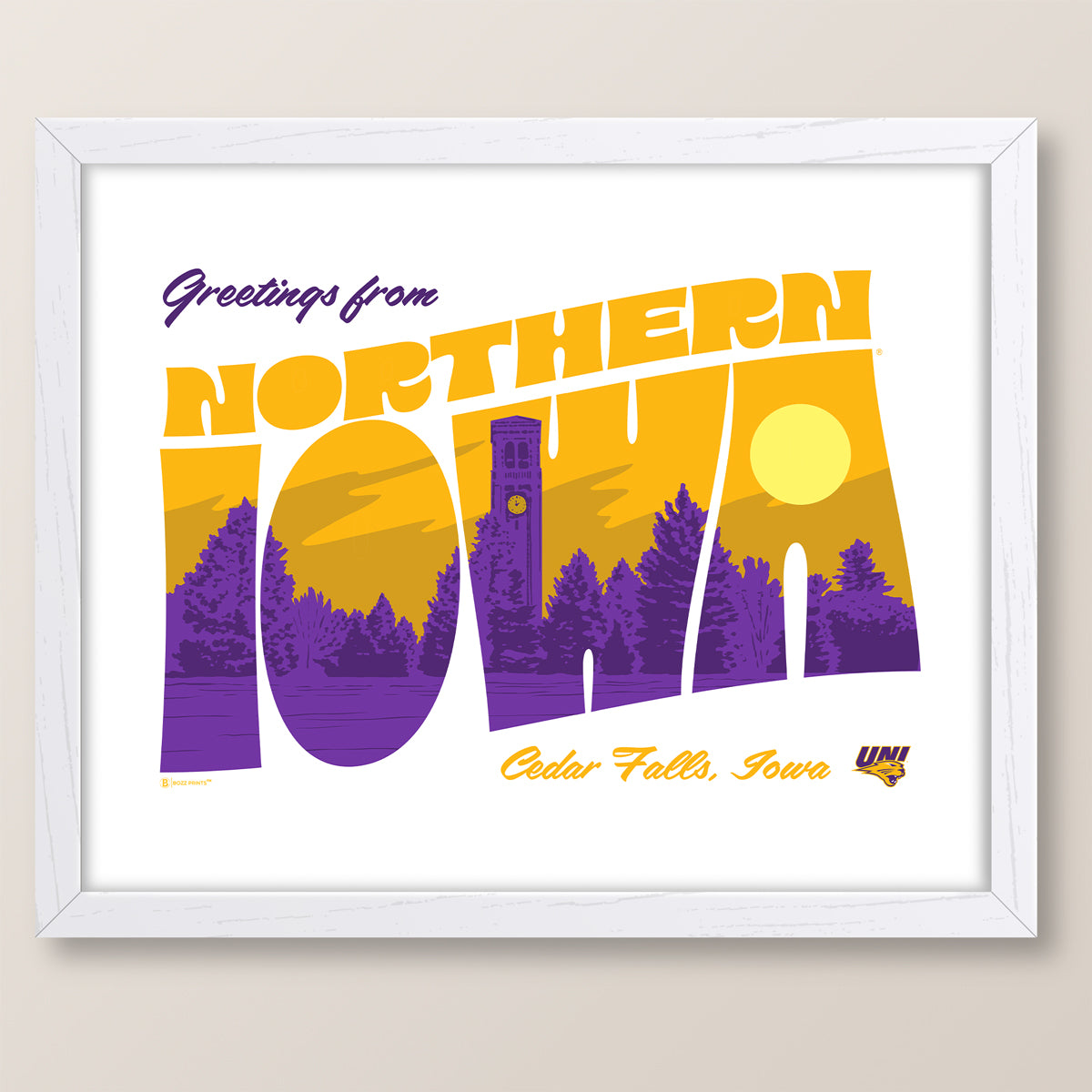 Greetings from The University of Northern Iowa Print
