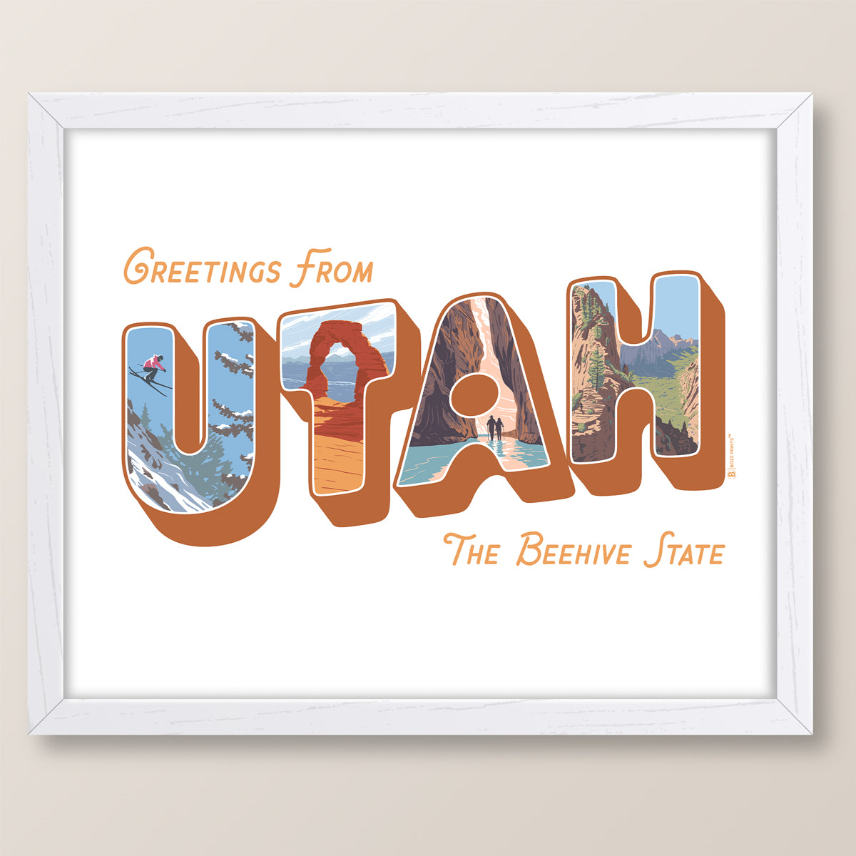 Greetings from Utah Print