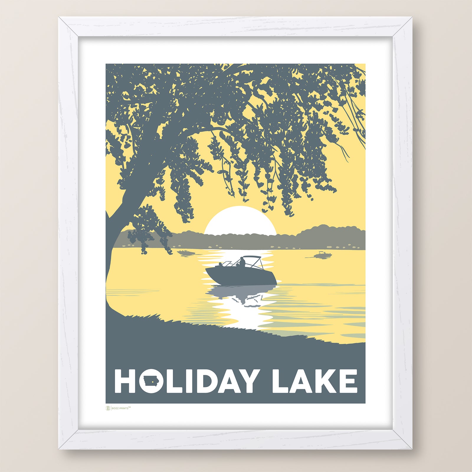 Holiday Lake Iowa Print