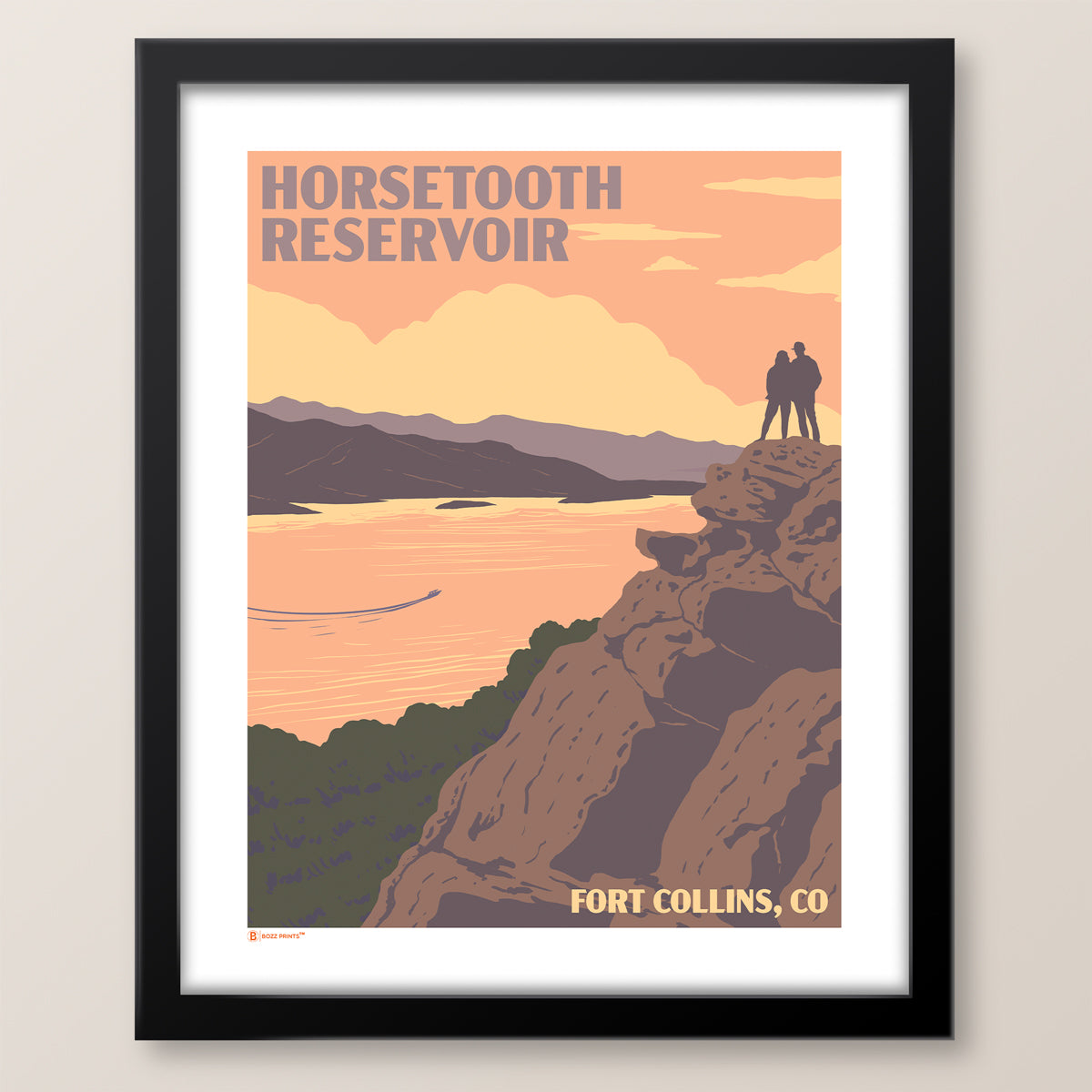 Horsetooth Reservoir - Colorado Print