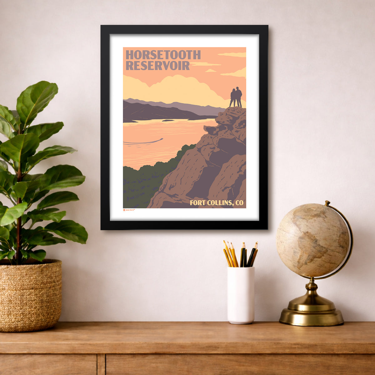 Horsetooth Reservoir - Colorado Print