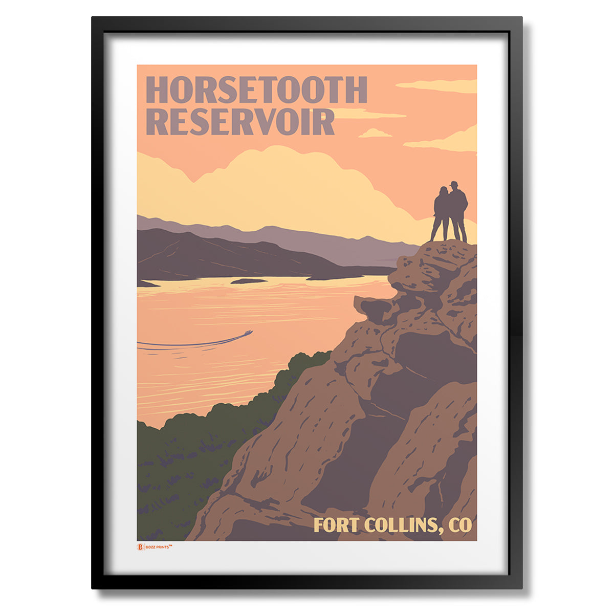 Horsetooth Reservoir Print