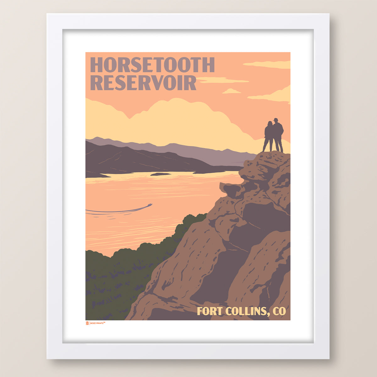 Horsetooth Reservoir - Colorado Print