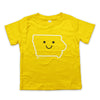 Smiley Face Iowa Kids T-Shirt