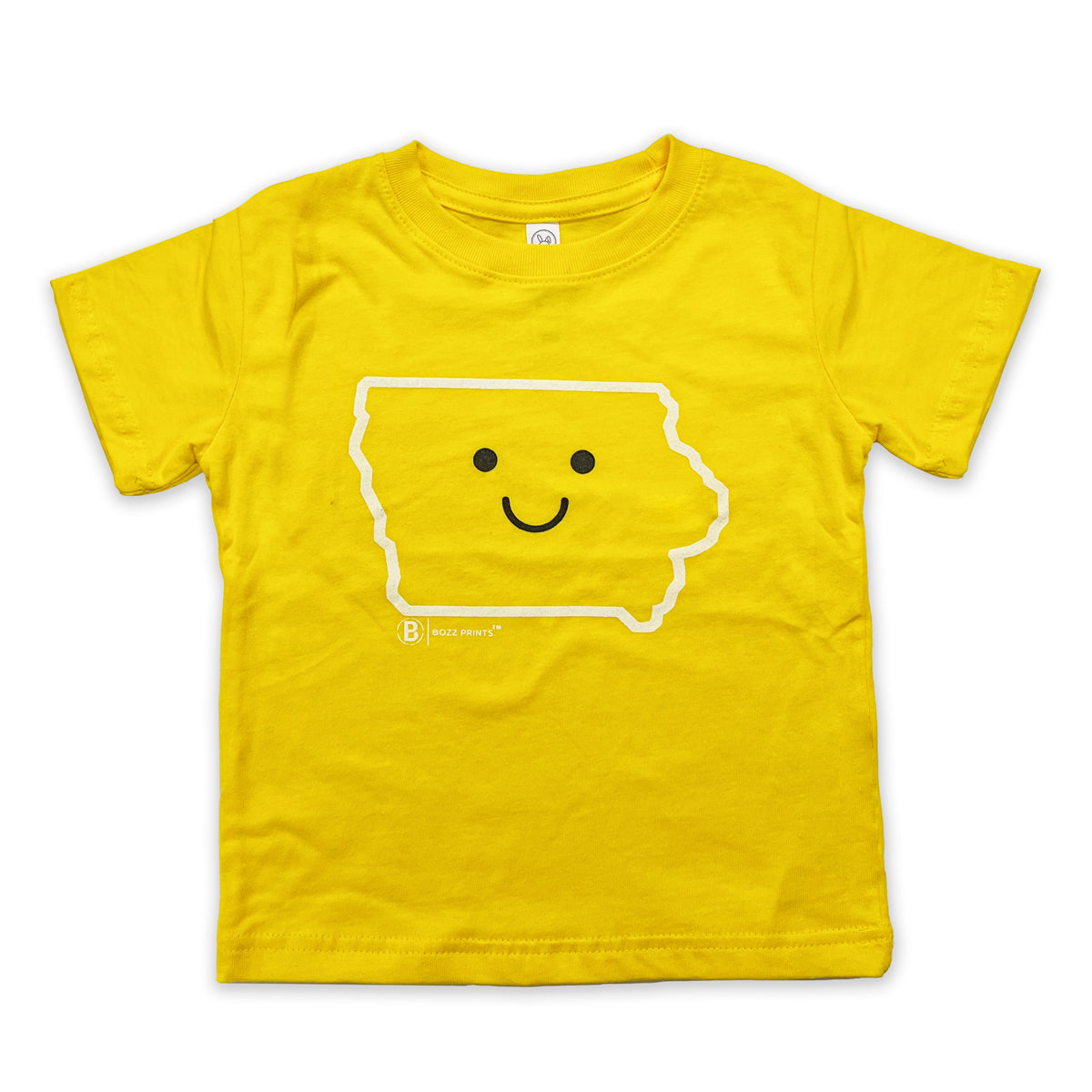 Smiley Face Iowa Kids T-Shirt