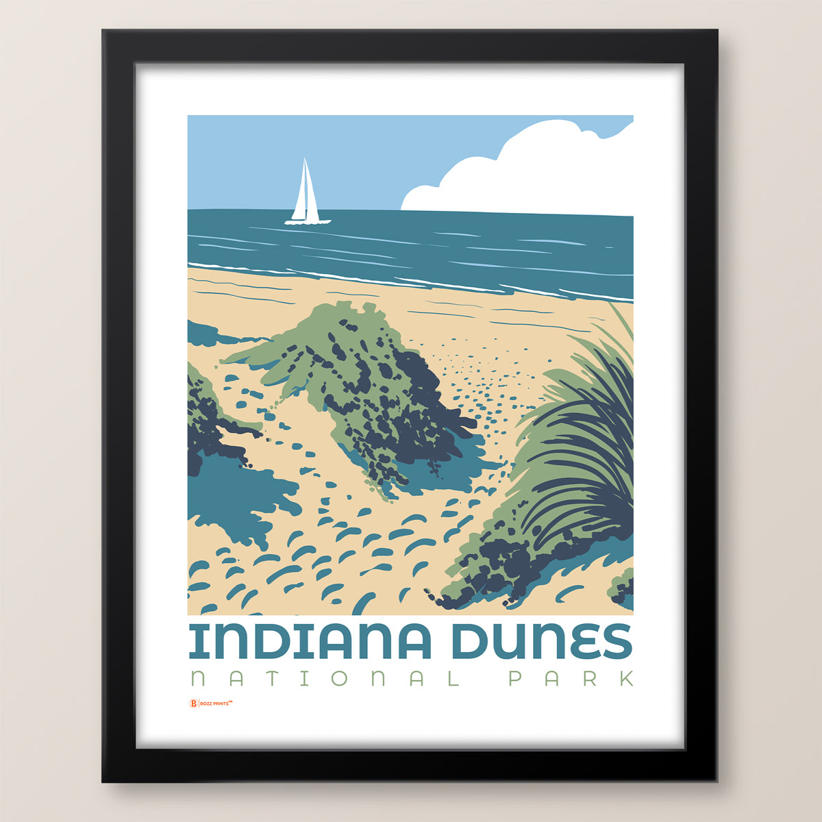 Indiana Dunes National Park Sailing Print