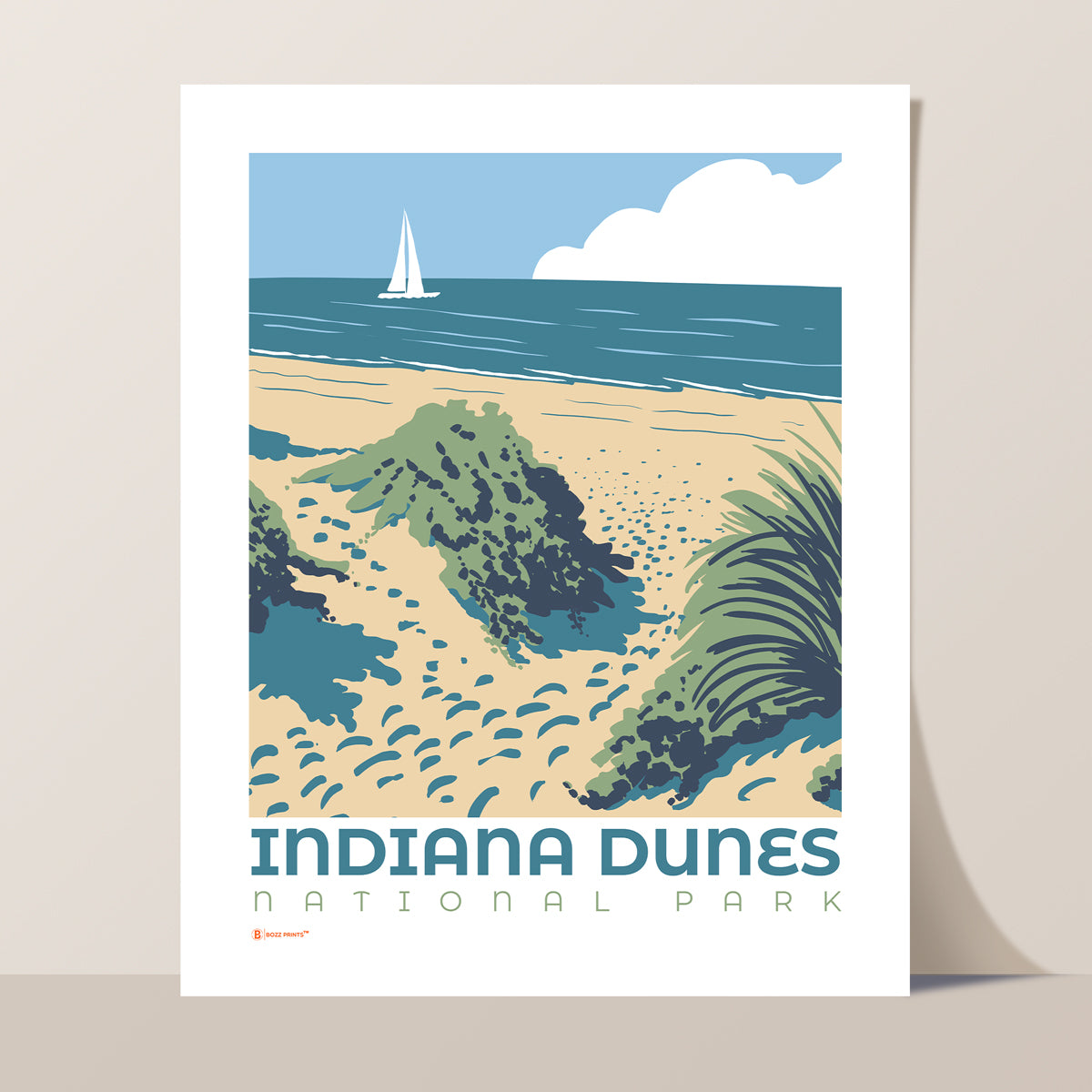 Indiana Dunes National Park Sailing Print