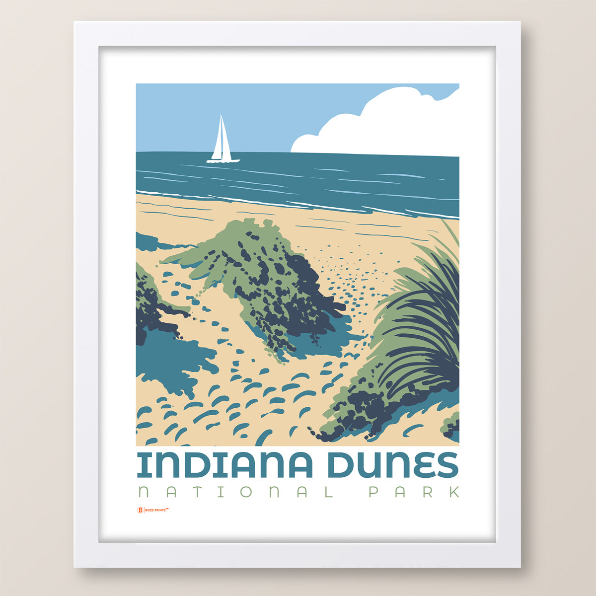 Indiana Dunes National Park Sailing Print