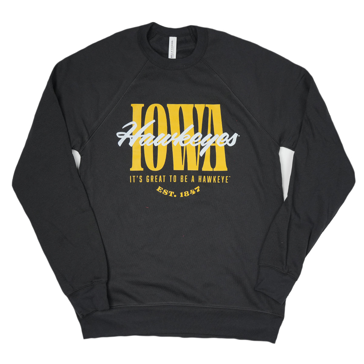 University of Iowa Classic Type Crewneck Sweatshirt