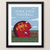 Iowa State University Football Helmet Print