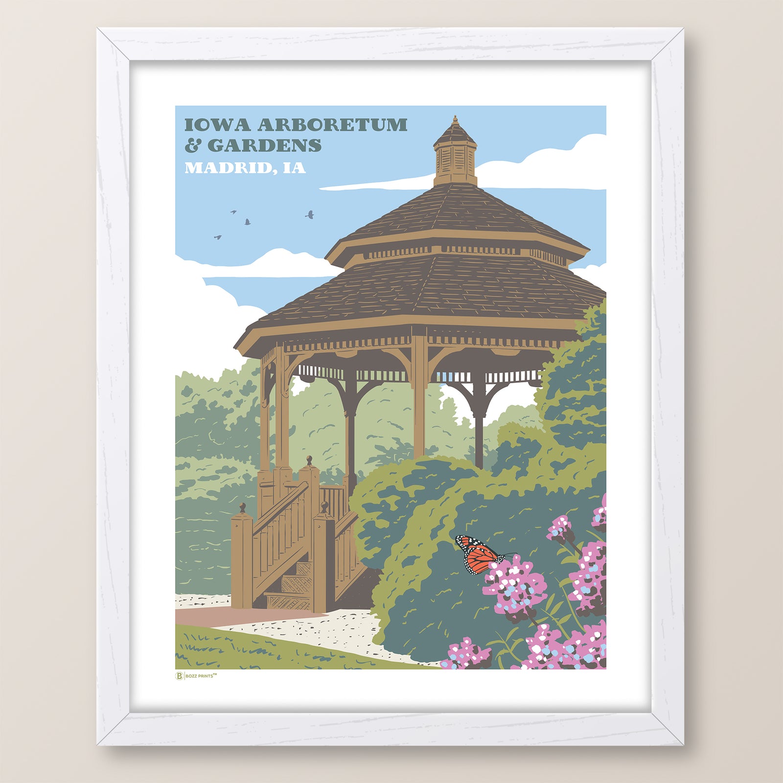 Iowa Arboretum & Gardens Print