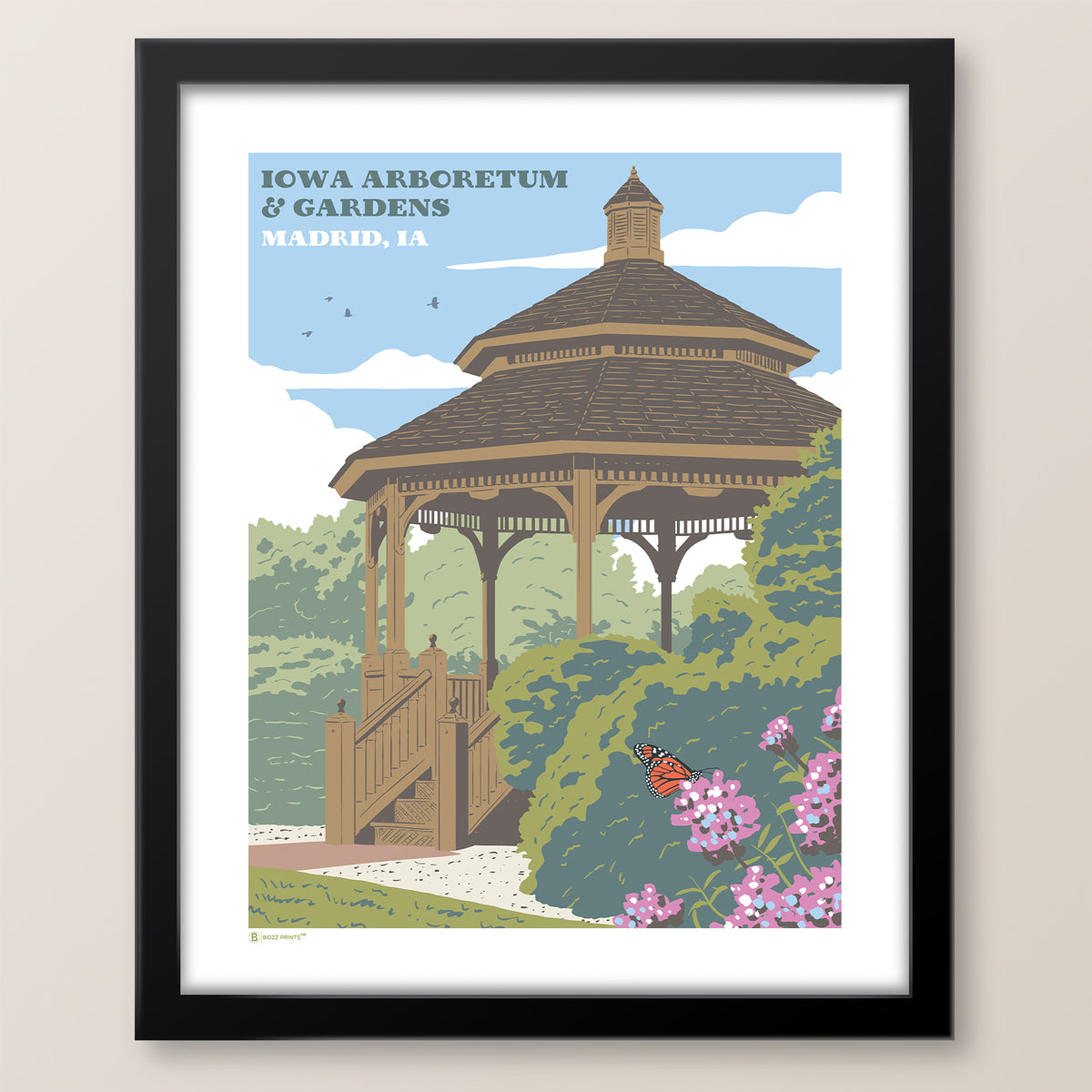 Iowa Arboretum & Gardens Print