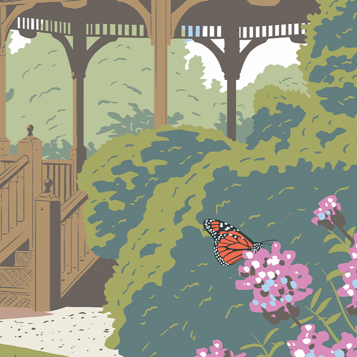 Iowa Arboretum & Gardens Print