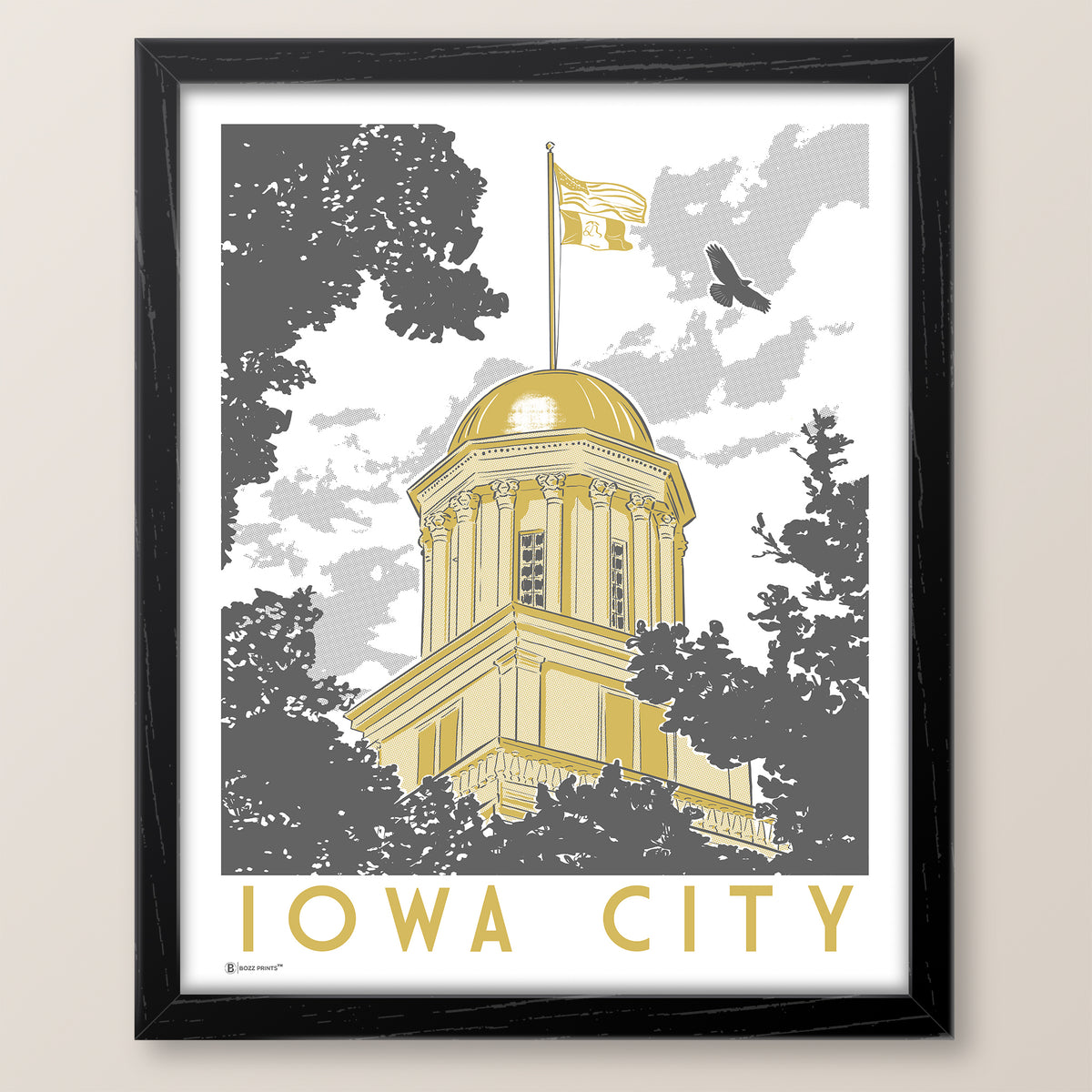 Iowa City Capitol Print
