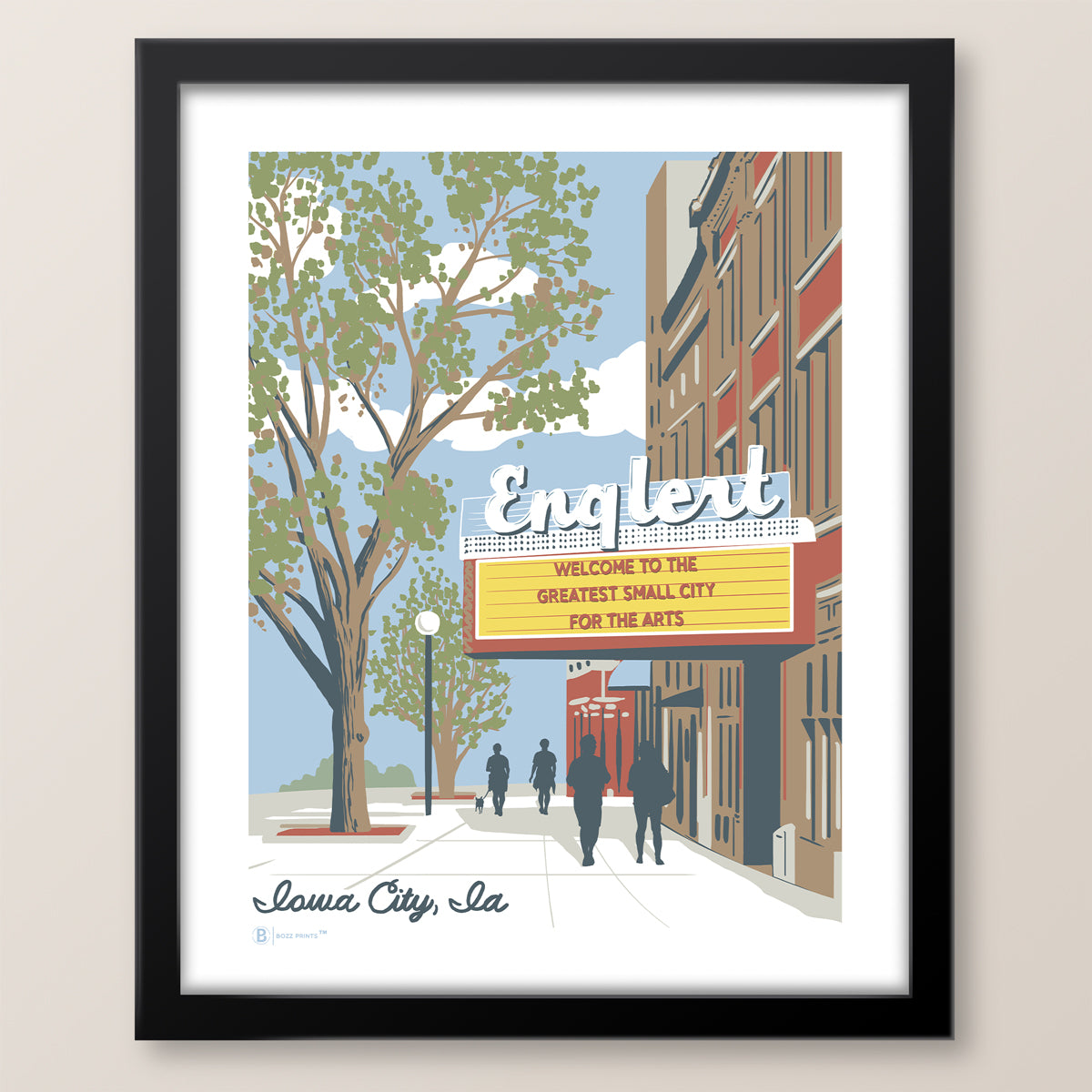 Iowa City: Greatest Small City for the Arts Print