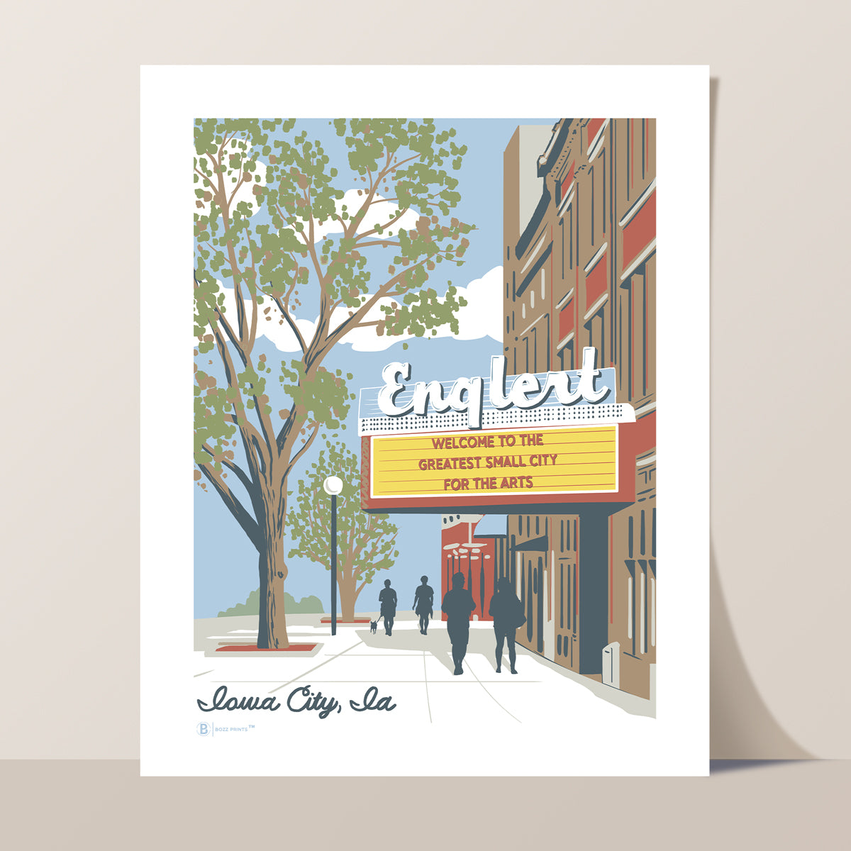 Iowa City: Greatest Small City for the Arts Print