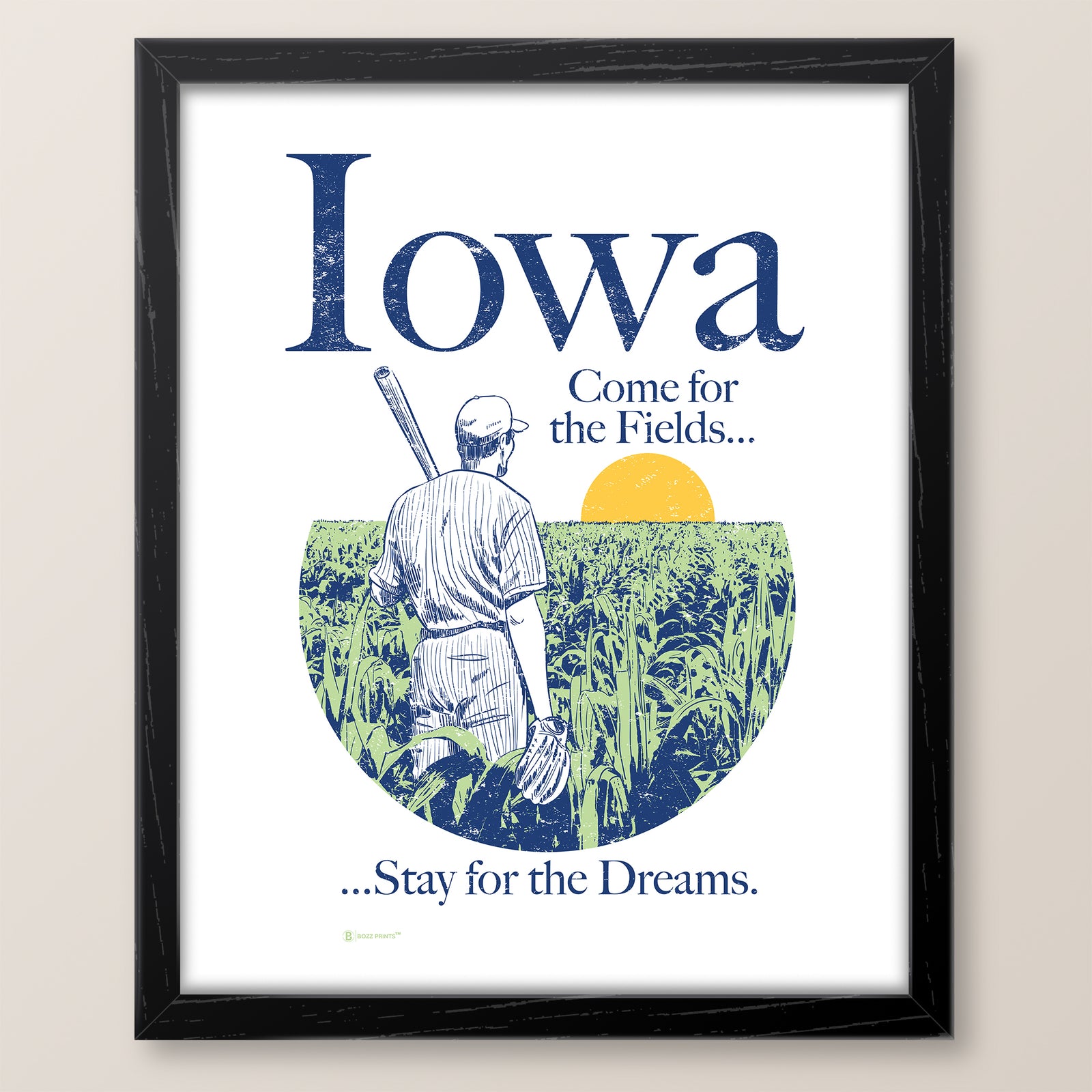Iowa Come For The Fields Print